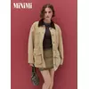 Женский лонгслив из кашкорсе minimi 1611с fresh cioccolata, , 42 (XS), MINIMI, - 5
