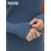 Женский лонгслив из кашкорсе minimi 1611с fresh jeans, , 42 (XS), MINIMI, - 4