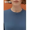 Женский лонгслив из кашкорсе minimi 1611с fresh jeans, , 42 (XS), MINIMI, - 3