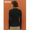 Женский лонгслив из кашкорсе minimi 1611с fresh nero, , 42 (XS), MINIMI, - 2