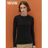 Женский лонгслив из кашкорсе minimi 1611с fresh nero, , 42 (XS), MINIMI, - 1