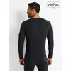 Мужской лонгслив (термобелье до -20°c) omsa omu 1613t grigio scuro, , 56 (4XL), OMSA, - 5