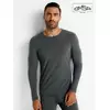 Лонгслив мужской "термо" с длинным рукавом omsa omu 1611t pv grigio, , 50 (XL), OMSA, - 3
