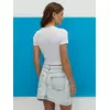 Футболка укороченная (кашкорсе) minimi 1421с fresh bianco, , 44 (S), MINIMI, - 3