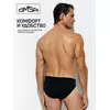 Трусы мужские «слипы» бесшовные omsa 2121s nero, , 54 (3XL), OMSA, - 4