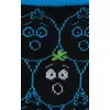 Носки детские (мордочки) omsa kids calzino 21p74 nero/blu, , 23-26 (14-16), OMSA, - 3