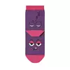 Носки детские (смайлики) omsa kids calzino 21p42 viola, , 35-38 (20-22), OMSA, - 3