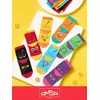 Носки детские (смайлики) omsa kids calzino 21p42 giallo, , 35-38 (20-22), OMSA, - 4