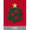 Детские теплые высокие носки с шерстью (новый год) omsa kids calzino 21n64 rosso, , 23-26 (14-16), OMSA, - 2