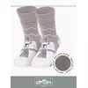 Носки детские с махровой стопой (шарфики) omsa kids calzino 21n61 grigio chiaro, , 23-26 (14-16), OMSA, - 1