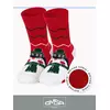 Носки детские с махровой стопой (шарфики) omsa kids calzino 21n61 rosso, , 31-34 (18-20), OMSA, - 1