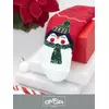 Носки детские с махровой стопой (шарфики) omsa kids calzino 21n61 rosso, , 31-34 (18-20), OMSA, - 3