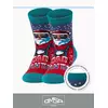 Носки детские с новогодним рисунком (санта) omsa kids calzino 21n65 jeans, , 35-38 (20-22), OMSA, - 1
