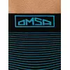 Трусы мужские «слипы» бесшовные omsa omu 2121s stripes vi nero, , 54 (3XL), OMSA, - 4