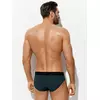 Трусы мужские «слипы» бесшовные omsa omu 2121s stripes vi nero, , 54 (3XL), OMSA, - 3