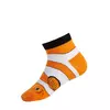 Детские укороченные носки (рыбки) omsa kids calzino 21p62 orange, , 23-26 (14-16), OMSA, - 1