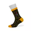 Носки детские (мордочки) omsa kids calzino 21p74 nero/giallo, , 23-26 (14-16), OMSA, - 1