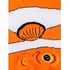 Детские укороченные носки (рыбки) omsa kids calzino 21p62 orange, , 23-26 (14-16), OMSA, - 2
