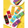 Носки детские (смайлики) omsa kids calzino 21p42 nero, , 35-38 (20-22), OMSA, - 5