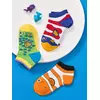 Детские укороченные носки (рыбки) omsa kids calzino 21p62 erba, , 23-26 (14-16), OMSA, - 5
