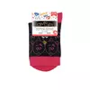 Носки детские (мордочки) omsa kids calzino 21p74 nero/fuxia, , 23-26 (14-16), OMSA, - 3