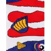 Детские укороченные носки (рыбки) omsa kids calzino 21p62 rosso, , 23-26 (14-16), OMSA, - 2
