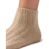 Женские зимние укороченные носки в рубчик minimi inverno 3304 beige, , 39-41 (25-27), OMSA, - 3