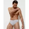 Трусы мужские слипы бесшовные omsa omb 2225 viscose vi grigio, , 48 (L), OMSA, - 4
