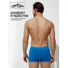 Трусы мужские боксеры бесшовные omsa omb 2235 viscose cobalto, , 50 (XL), OMSA, - 4