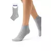 Женские зимние укороченные носки в рубчик minimi inverno 3304 grigio, , 39-41 (25-27), OMSA, - 1