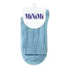 Женские зимние высокие носки в рубчик minimi inverno 3305 blu chiaro, , 39-41 (25-27), OMSA, - 5