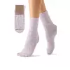 Высокие женские зимние носки с люрексом omsa comfort 353 lila, , 39-41 (25-27), OMSA, - 1