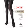 Колготки с ажурными ромбами из люрекса conte luxe diamond nero, 26С-21СП, 2, CONTE ELEGANT,  - 1