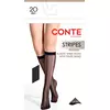 Гольфы с вертикальными полосами conte stripes (полосы) nero, 25С-186СП, 36-38 (23-25), CONTE ELEGANT,  - 3