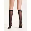 Гольфы с имитацией шва conte line mesh (линия на сетке) nero, 26С-22СП, 36-38 (23-25), CONTE ELEGANT,  - 2