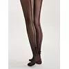 Колготки с имитацией шва и бантиком conte line decor (линия с декором) nero, 26С-11СП, 2, CONTE ELEGANT,  - 2