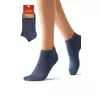 Женские укороченные носки с люрексом omsa eco 255 blu melange, , 35-38 (23-25), OMSA, - 1
