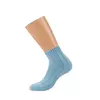 Женские зимние высокие носки в рубчик minimi inverno 3305 blu chiaro, , 39-41 (25-27), OMSA, - 2