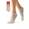 Женские укороченные носки с люрексом omsa eco 255 beige melange, , 39-41 (25-27), OMSA, - 1
