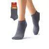 Женские укороченные носки с люрексом omsa eco 255 grigio melange, , 39-41 (25-27), OMSA, - 1