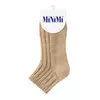 Женские зимние укороченные носки в рубчик minimi inverno 3304 beige, , 39-41 (25-27), OMSA, - 4