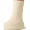 Женские «пушистые» зимние носки omsa comfort 350 beige, , 39-41 (25-27), OMSA, - 4