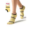 Женские укороченные носки c контрастным принтом minimi sport chic 4300 giallo, , 39-41 (25-27), MINIMI, - 1