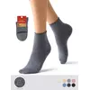 Женские высокие носки с люрексом omsa eco 256 grigio melange, , 39-41 (25-27), OMSA, - 1