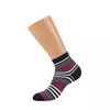 Женские носки в контрастную полоску minimi trend 4205 fuxia, , 39-41 (25-27), MINIMI, - 3