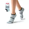 Женские укороченные носки c контрастным принтом minimi sport chic 4300 blu сhiaro, , 39-41 (25-27), MINIMI, - 1