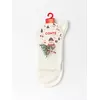 Носки женские хлопковые conte elegant new year 21с-76сп 1185 молочный, 21С-76СП, 36-38 (23-25), CONTE ELEGANT,  - 4