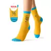 Женские высокие носки с трендовым рисунком minimi trend 4217 giallo, , 39-41 (25-27), MINIMI, - 1