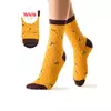 Женские высокие носки с трендовым рисунком minimi trend 4217 orange, , 39-41 (25-27), MINIMI, - 1