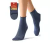 Женские высокие носки с люрексом omsa eco 256 blu melange, , 39-41 (25-27), OMSA, - 1